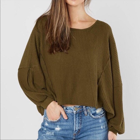 Free People We the Free Tobacco Loves Me Thermal - Picture 5 of 7